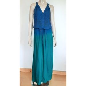 Earthbound Maxi Dress Beaded Tie Waist